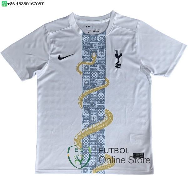 Tailandia Camiseta Tottenham Hotspur 25/2026 Especial Blanco Amarillo Tailandia Camiseta Tottenham Hotspur 25/2026 Especial Blanco Amarillo