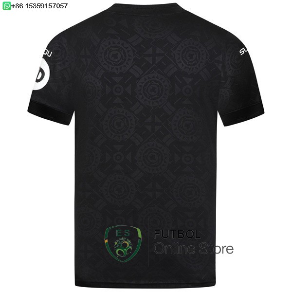 Tailandia Camiseta Wolves 25/2026 Portero Negro