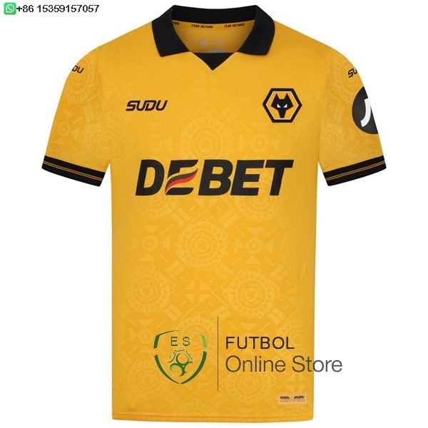 Tailandia Camiseta Wolves 25/2026 Primera Tailandia Camiseta Wolves 25/2026 Primera