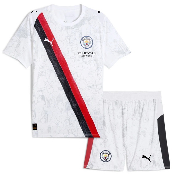 Camiseta Manchester City Conjunto Completo Hombre 25/2026 Segunda i